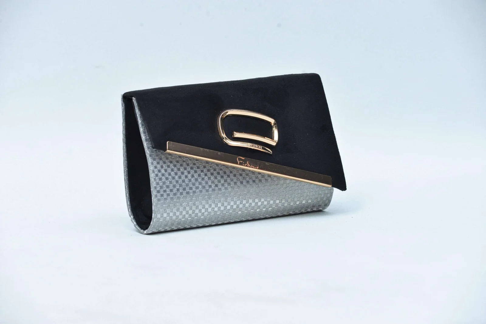 Firdous Clutch bag Black Velvet